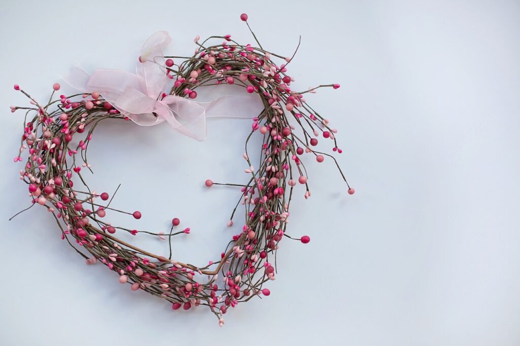 valentines day wreath