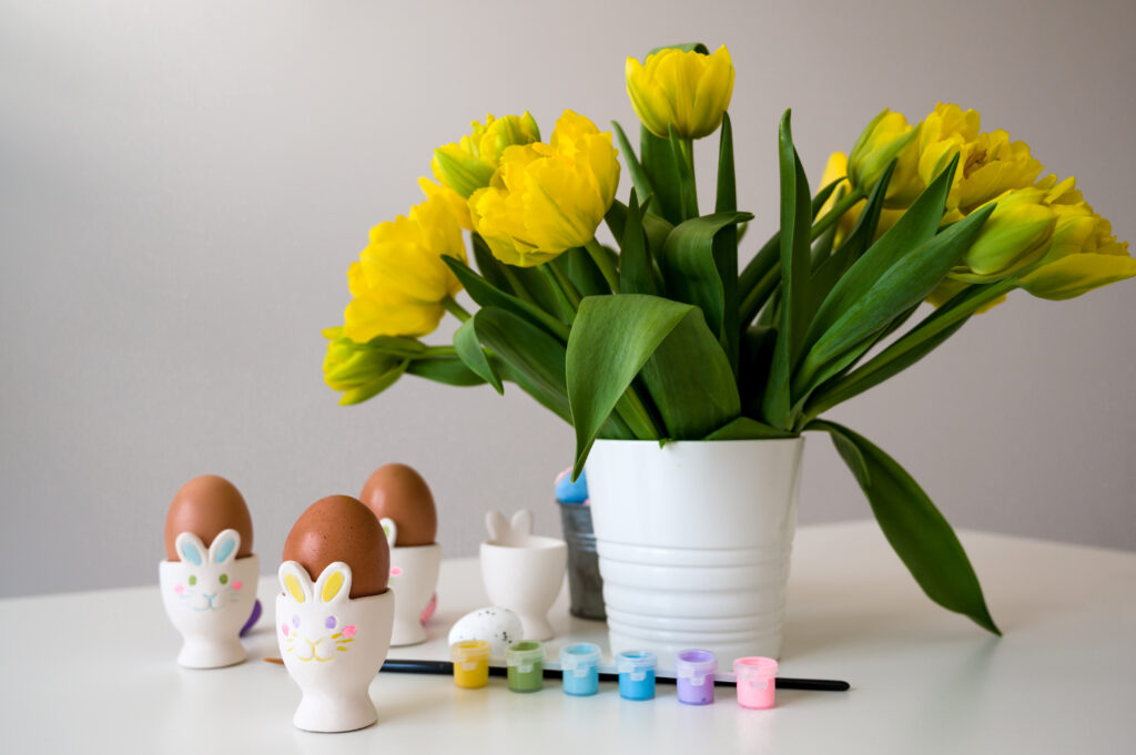 Blooming Easter Flowers