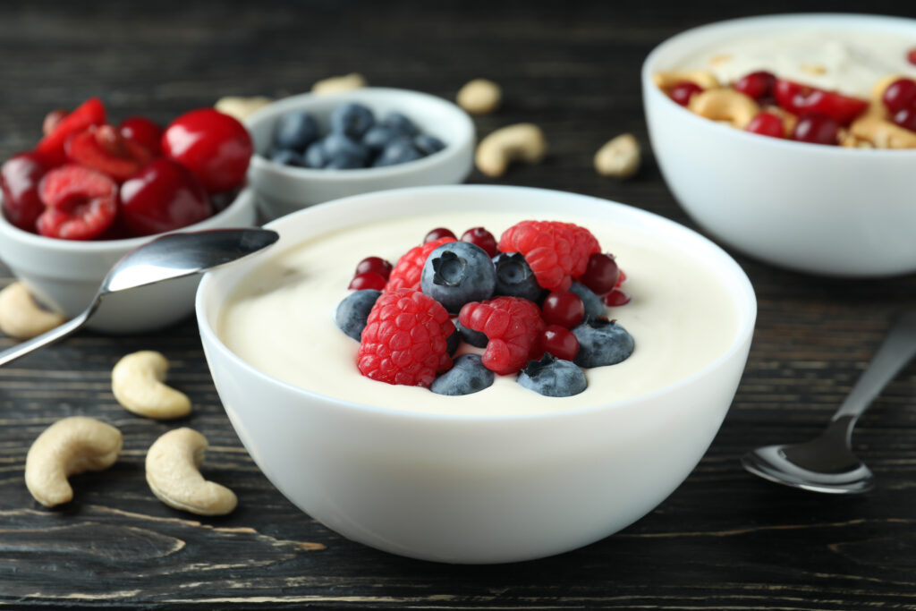 Greek Yogurt with Nuts & Berries